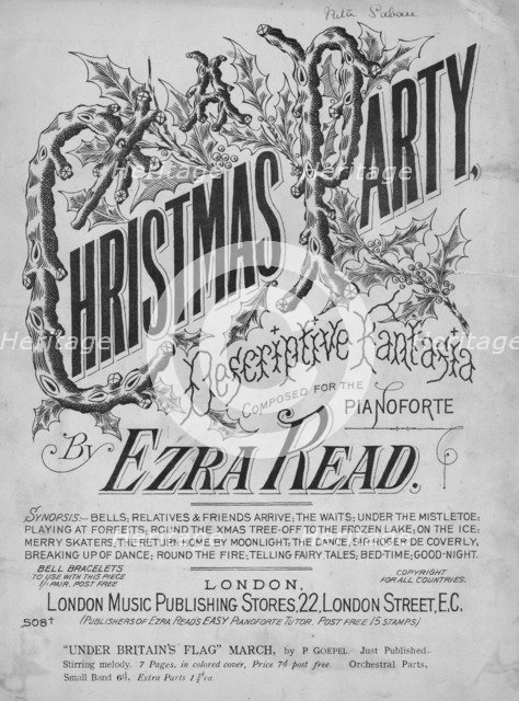 'Christmas Party', c1909. Artist: Unknown.