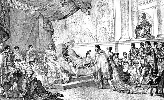 The wedding of Jerome Bonaparte, 22nd August 1807 (1882-1884). Artist: Unknown