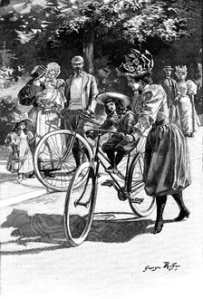 Cycling, c1890. Artist: Unknown