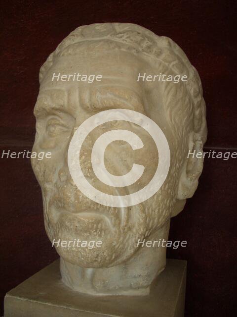 Roman sculpture, 238 AD, El Jem Museum, El Djem, Tunisia, 2009. Creator: Amanda Waite.