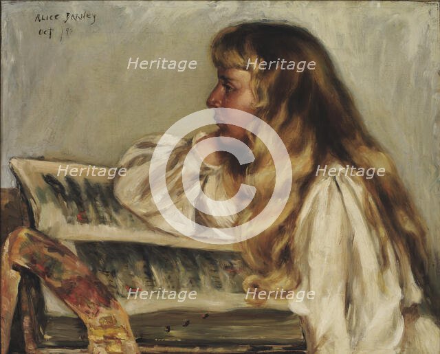 Natalie and Missal, 1890. Creator: Alice Pike Barney.