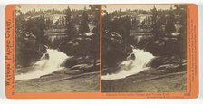 Cascade Between the Vernal and the Nevada Falls, Yosemite Valley, Mariposa County, Cal., 1861/76. Creator: Carleton Emmons Watkins.