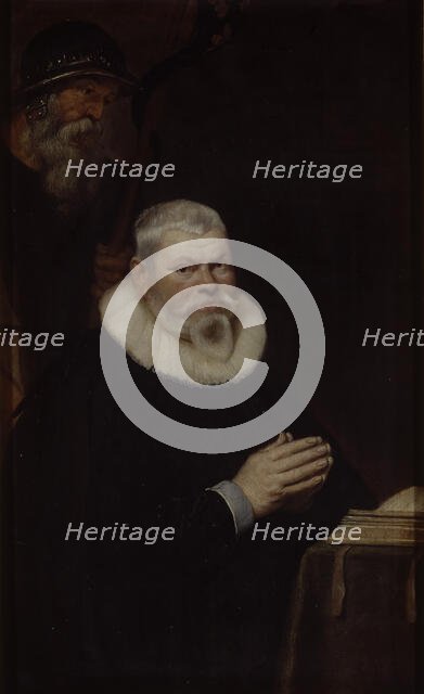 Portrait of Willem van Meerbeeck with Saint William of Aquitaine, 1620. Creator: Cornelis de Vos.