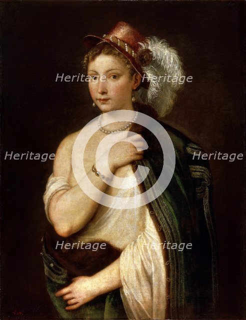 'Portrait of a Young Woman', c1536.  Artist: Titian