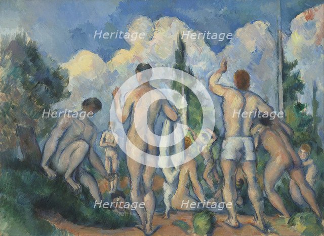 Bathers, c. 1890. Artist: Cézanne, Paul (1839-1906)