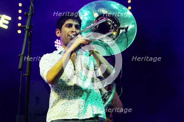 Vij Prakash, Love Supreme Jazz Festival, Glynde Place, East Sussex, 2015. Artist: Brian O'Connor.