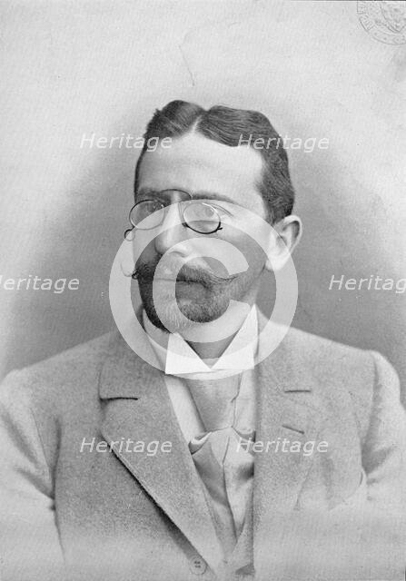 Portrait of the German chess master Dr Tarrasch, 1896. Creator: George Bradshaw.