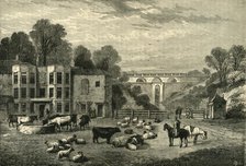 'Highgate Archway Gate and Tavern in 1825', (c1876). Creator: Unknown.