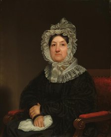 Frances Ludlum Morris (Mrs. Robert Morris) (?), 1838. Creator: Frederick R. Spencer.