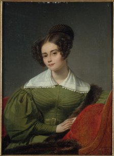 Portrait of Madame Rathelot, 1832. Creator: Pierre-Roch Vigneron.