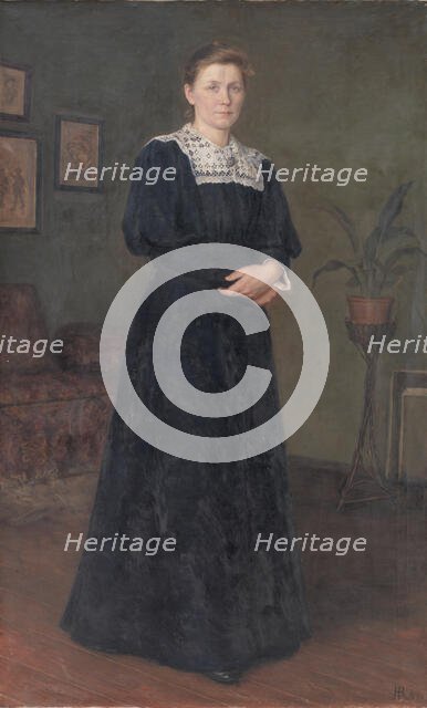 The Painter Ane Marie Hansen, 1897. Creator: Holga Reinhard.