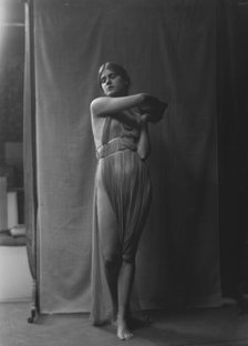 Miss Solveig Hornbeck, 1917 or 1918. Creator: Arnold Genthe.