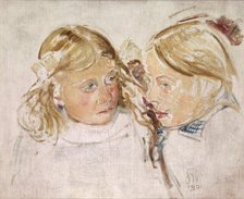 Double Portrait, 1901. Creator: Stanislaw Wyspianski.