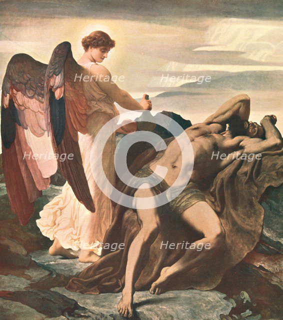 'Elijah in the Wilderness', 1877-1878, (c1902).  Creator: Unknown.