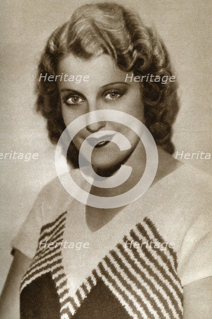 Jeanette MacDonald, American actress, 1933. Artist: Unknown