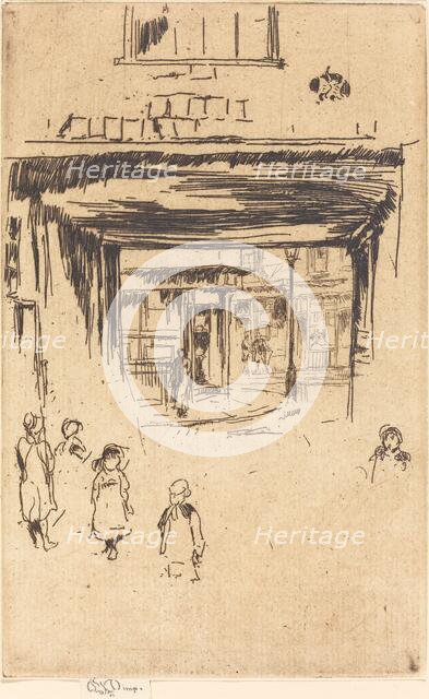 Drury Lane, c. 1880/1881. Creator: James Abbott McNeill Whistler.
