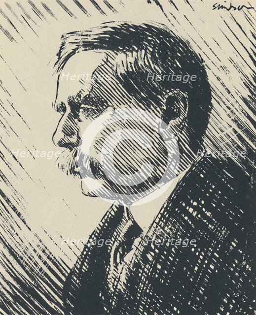 'H. G. Wells', c1930s, (c1950). Creator: Joseph Simpson.