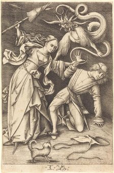 The Angry Wife, c. 1495/1503. Creator: Israhel van Meckenem.