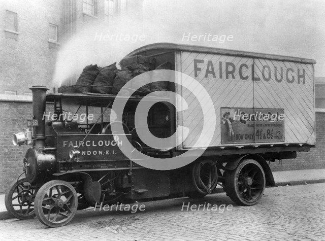 Foden steam truck 1921 Artist: Unknown.