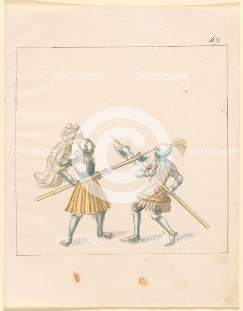 Freydal, The Book of Jousts and Tournament of Emperor Maximilian I: Combats...Plate 146, c1515. Creator: Unknown.