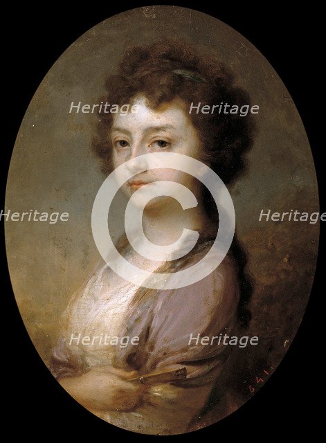 Portrait of Nadezhda Ilyinichna Lvova, née Berezina, 1790s.