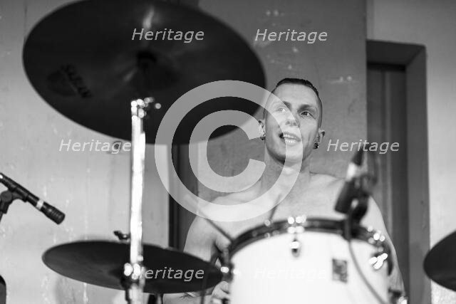 Andy Baker, Eater live at 100 Club, London, Mar 2023. Creator: Annapaola Marchesani.