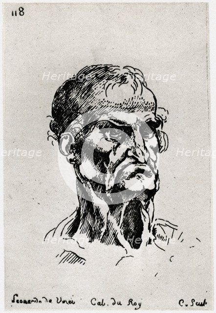 Drawing after Leonardo de Vinci, c1710-1765 (1924) Artist: Caylus, Anne-Claude-Philippe de