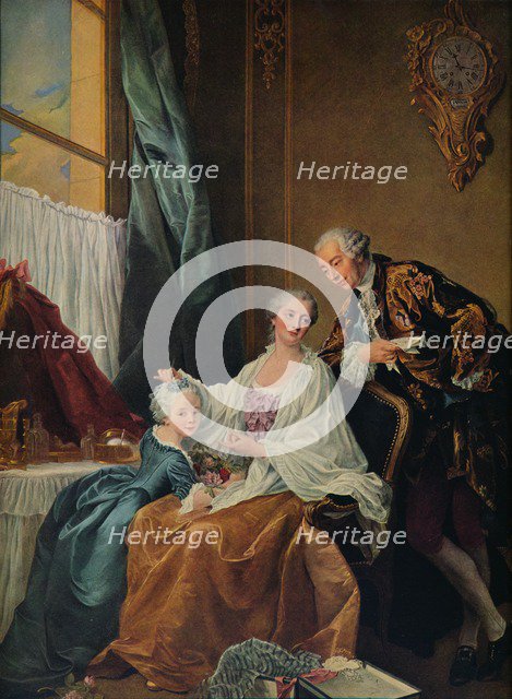 'Family Portrait', 1756. Artist: Francois Hubert Drouais.