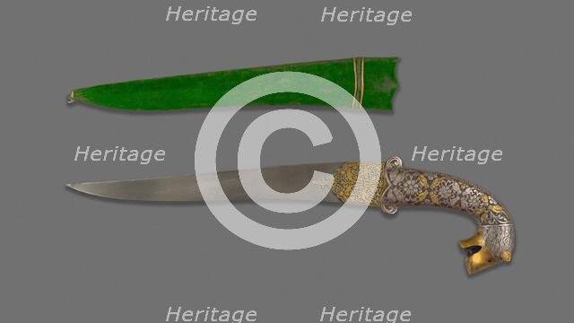 Dagger with Lion-Head Pommel, 17th/18th century. Creator: Unknown.