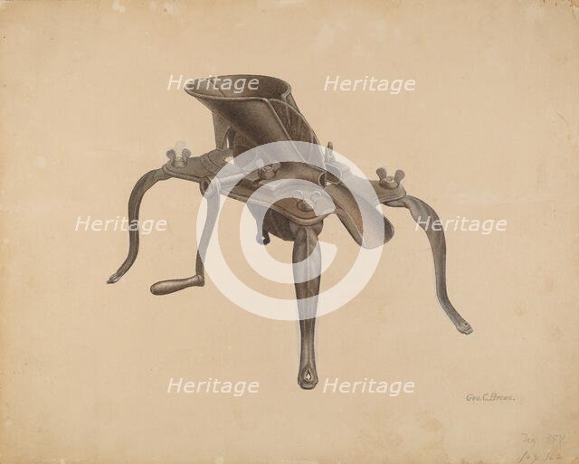 Cherry Stoner, c. 1940. Creator: George C. Brown.