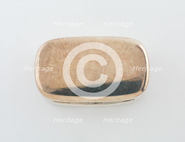 Nutmeg Grater, London, c. 1780/81. Creator: Unknown.