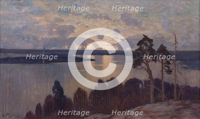 Midsummer Night, End of 19th-Early 20th cen.. Creator: Taube, Eugen (1860-1913).