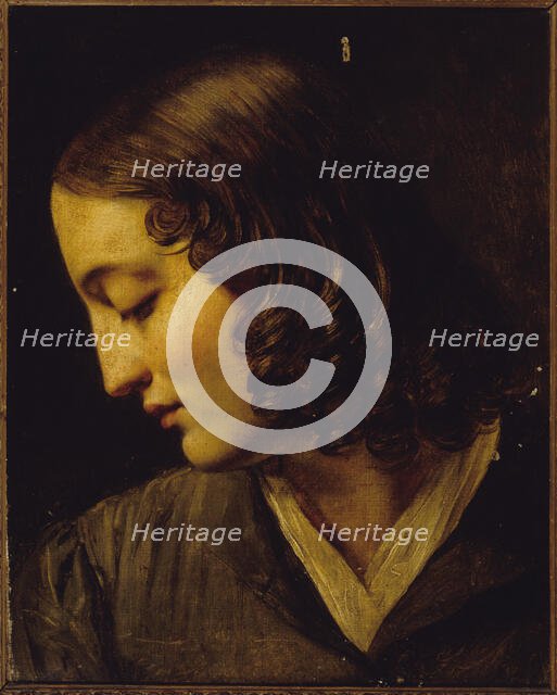 Madame Colin de profil, c1830. Creator: Alexandre-Marie Colin.