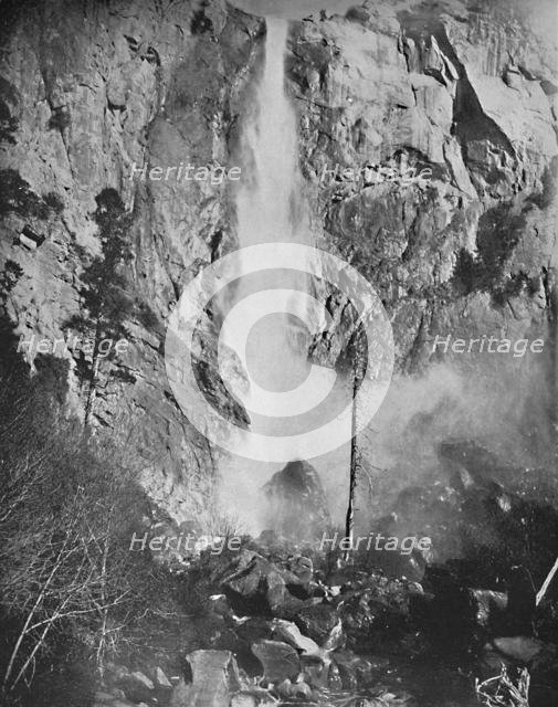 'Bridal Veil Fall, Yosemite, Cal.', c1897. Creator: Unknown.