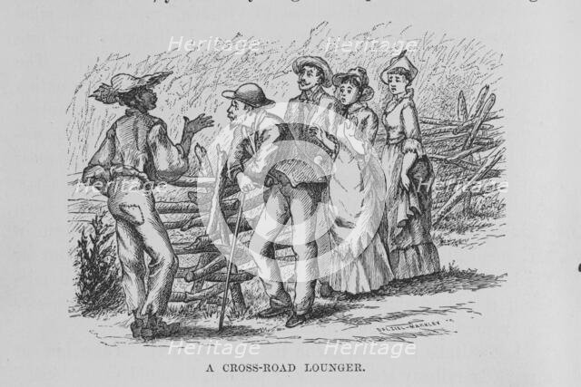 A cross-road lounger, 1882. Creator: Unknown.