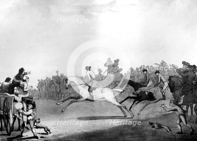 'The High Mettled Racer', 1789.Artist: Thomas Rowlandson