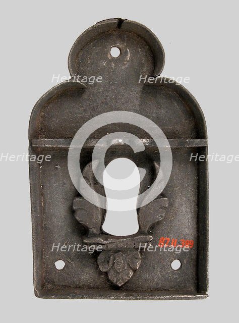 Escutcheon Plate, European, 15th century or later. Creator: Unknown.