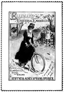 Advertisement for Elliman's Universal Embrocation, 1898. Creator: Unknown.