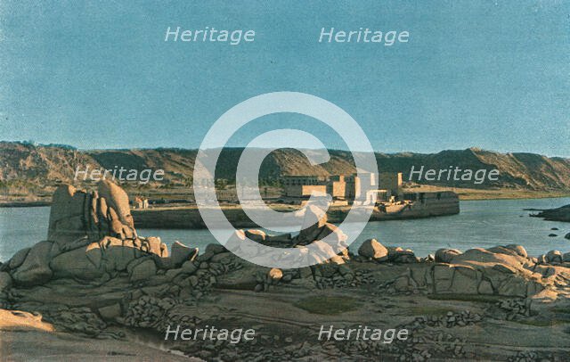 ''L'ile de Philae; Le Nord-Est Africain', 1914. Creator: Jules Gervais-Courtellemont.