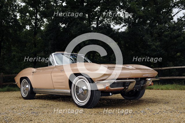 Chevrolet Corvette Stingray convertible 1964. Artist: Simon Clay.