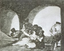The Disasters of War, a series of etchings by Francisco de Goya (1746-1828), plate 13: 'Amarga pr…