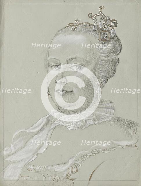 Empress Maria Theresa, undated. (c1900s) Creator: Franz von Matsch.