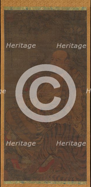 Bhadra, The Sixth Luohan, dated 1345. Creator: Unknown.