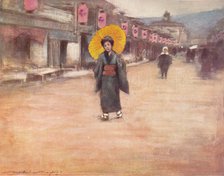 'A Street in Kioto', c1887, (1901). Artist: Mortimer L Menpes.