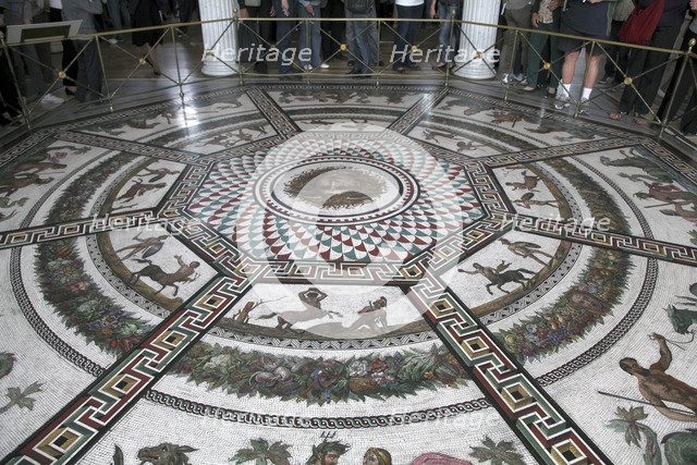 Floor mosaic in the Pavilion Hall, State Hermitage Museum, St Petersburg, Russia, 1847-1851. Artist: Andrei Ivanovich Stakenschneider