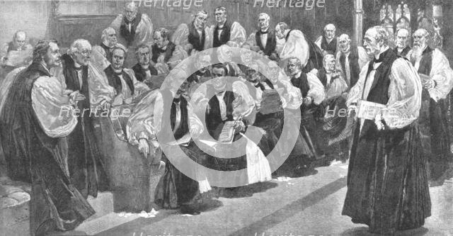 'Peers Spiritual in the House of Lords in 1894', (1901).  Creator: Unknown.