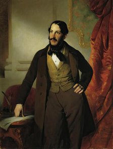 The industrialist Maximilian Todesco, 1846. Creator: Friedrich von Amerling.