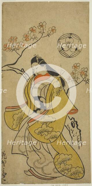 The Actor Hanaoka Miyako, c. 1700. Creator: Torii Kiyonobu I.