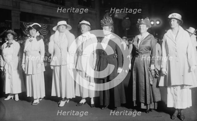 Mrs. Eleanor Roosevelt in Parade, 5/13/16, 1916. Creator: Bain News Service.
