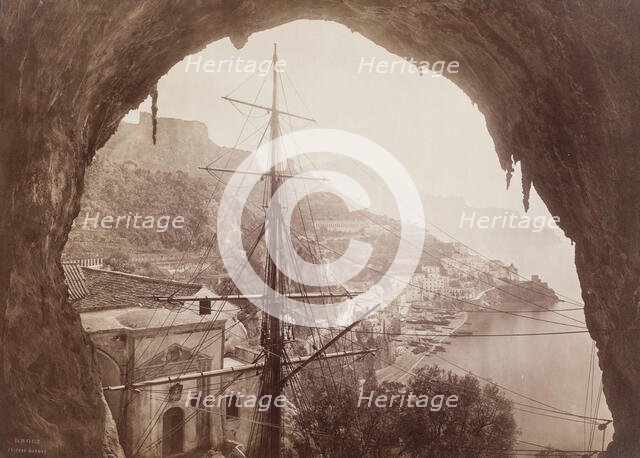 Panorama of Amalfi from St. Christopher's, c1880. Creator: Giacomo Brogi.